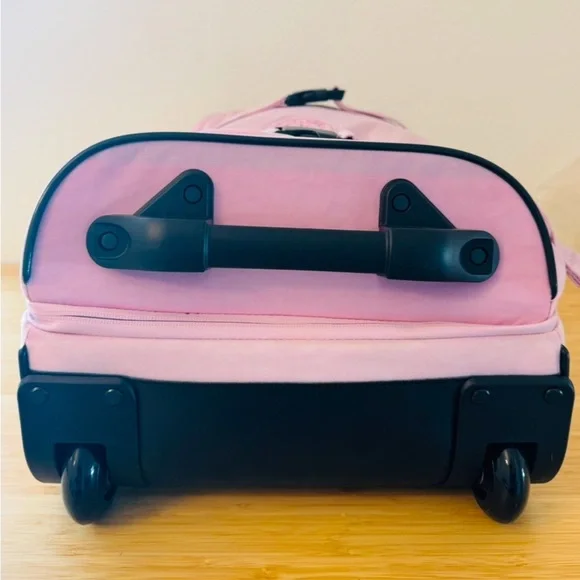 Kipling Aviana Suitcase S Travel Bag Rolling Carry-On Duffle & Luggage Lock Pink - Picture 10 of 12
